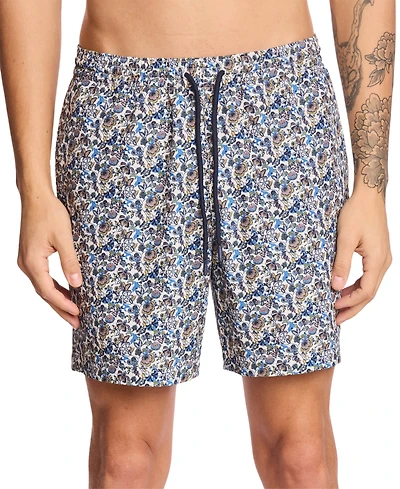 Paisley & Gray Men's Gilligan Regular-Fit Abstract Floral 6" Swim Trunks