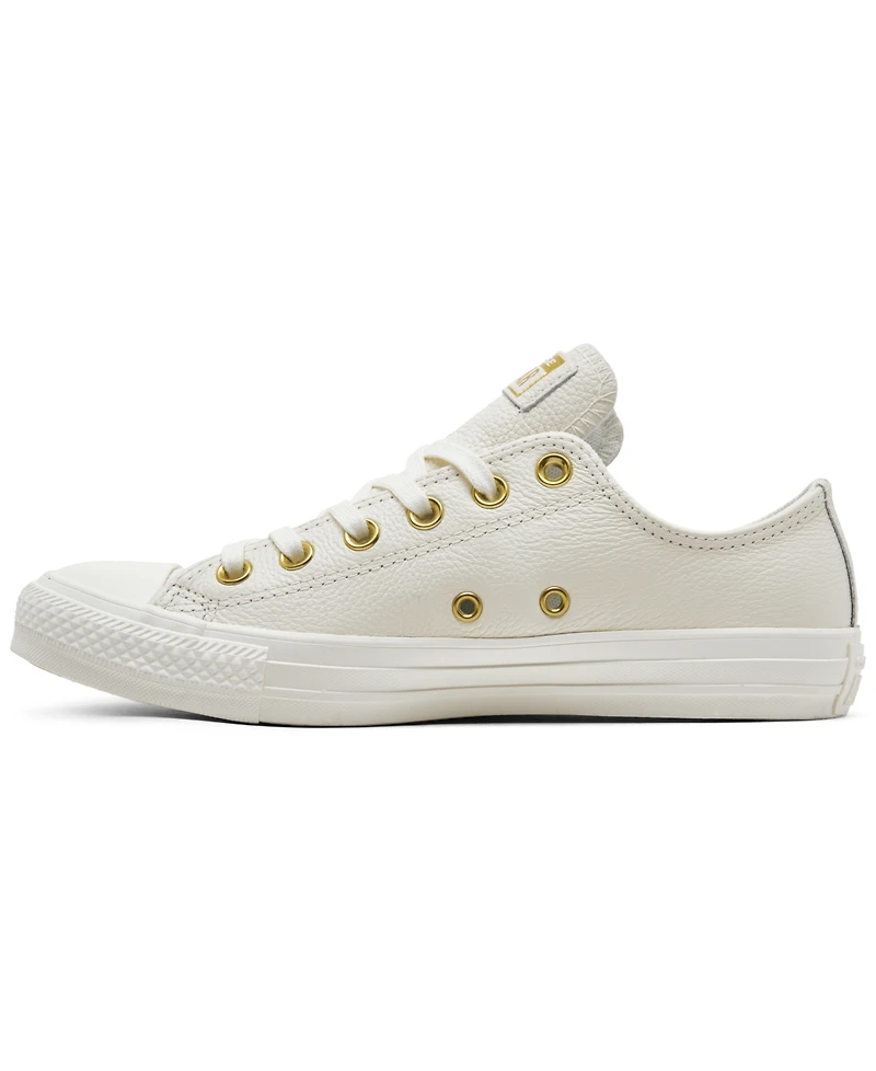 Converse Women's Chuck Taylor All Star Mono Leather Low Top Casual Sneakers from Finish Line