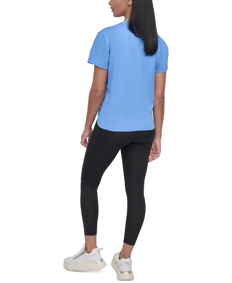 Dkny Women's Studded-Logo T-Shirt