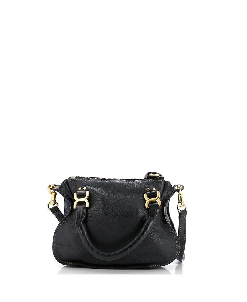 Pre-Owned Chloe Baby Marcie Satchel Leather