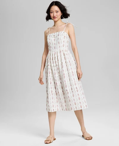And Now This Women's Printed Tiered Midi Dress, Exclusively at Macy's