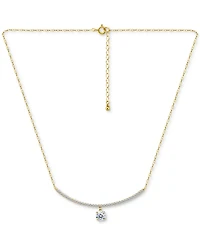 Giani Bernini Cubic Zirconia Pendant Necklace (2-1/6 ct. t.w.), 16" + 2" extender, Exclusively at Macy's