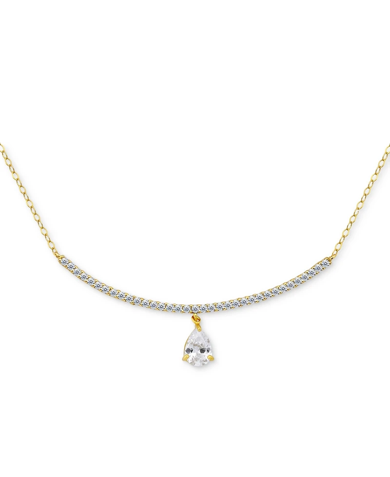 Giani Bernini Cubic Zirconia Pendant Necklace (1-7/8 ct. t.w.) Sterling Silver, 16" + 2" extender