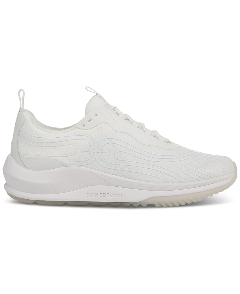 Sam Edelman Women's Miles Mixed-Media Lace-Up Sneakers