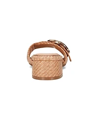 Easy Spirit Women's Roxana eFlex Buckle Block Heel Sandals