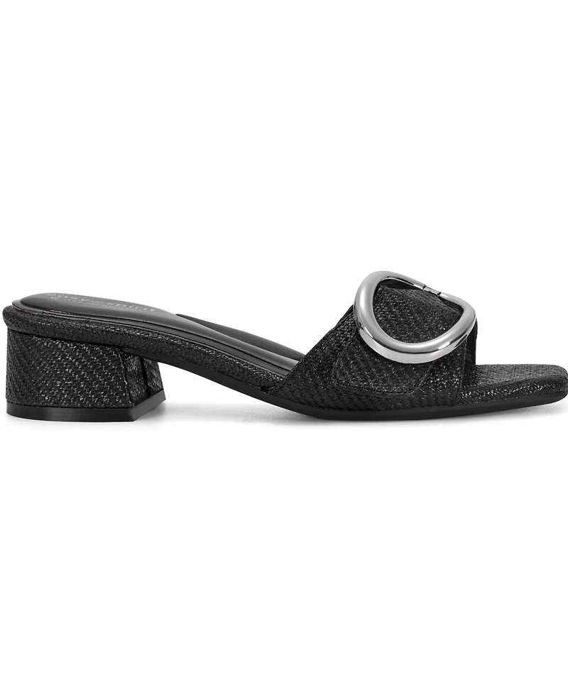 Easy Spirit Women's Roxana eFlex Buckle Block Heel Sandals