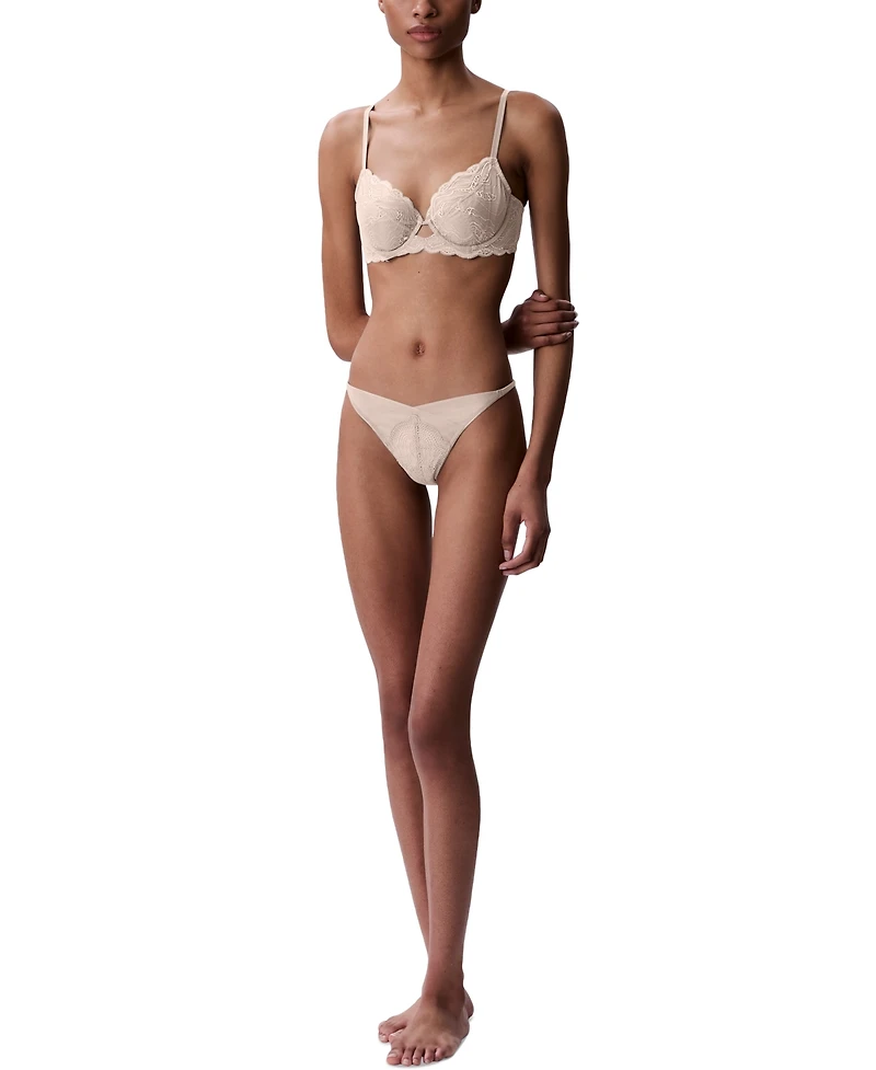 Calvin Klein Women's Sensual Stretch Lace Unlined Full-Coverage Bra QF8120