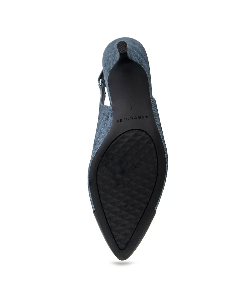 Aerosoles Women's Levi Round Toe Slingback Heels