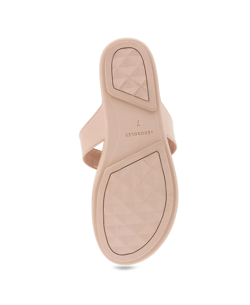 Aerosoles Women's Fallon Round Toe Thong Sandals