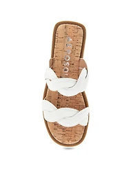 Aerosoles Women's Colette Round Toe Slide Sandals