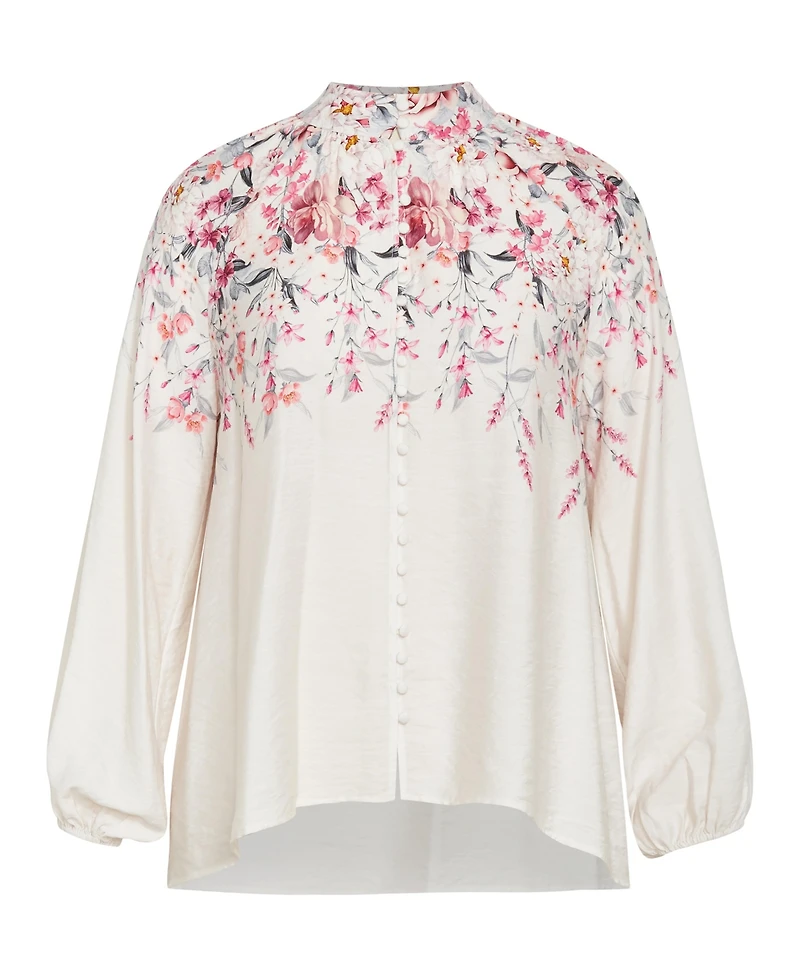 Plus Size Keyla Print Shirt