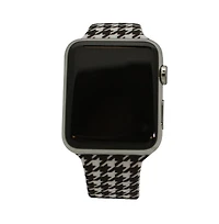 Olivia Pratt Houndstooth Printed Silicone Apple Watch Band