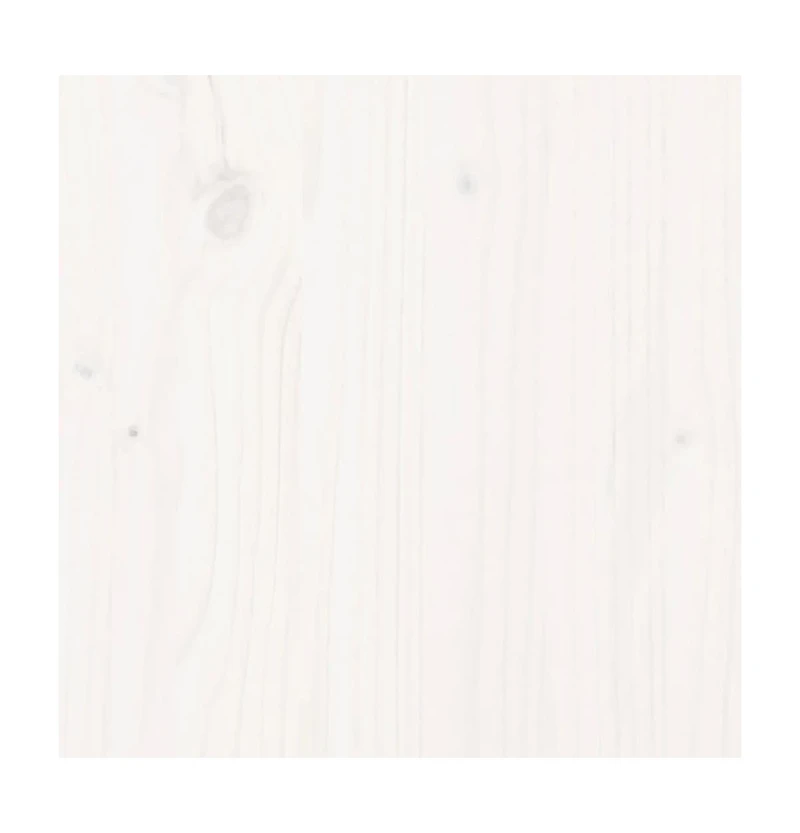 Patio Chairs 2 pcs White Solid Wood Pine