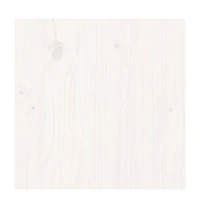 Patio Chairs 2 pcs White Solid Wood Pine