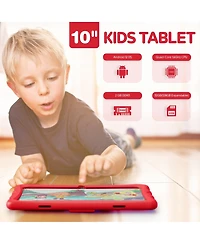 Contixo K103 10" Kids Tablet - 8-Core 2.0GHz, 3GB Ram, 32GB Storage, Android 13, Preloaded with 80 Disney E-books & Contixo Academy