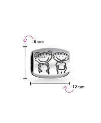 Bling Jewelry Bff Friendship Charm Bead Sterling Silver European Bracelet