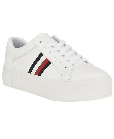 Tommy Hilfiger Women's Belvie Lace Up Fashion Sneakers