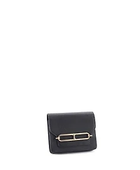 Pre-Owned Hermes Roulis Slim Wallet Chevre Mysore