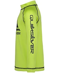 Quiksilver Little and Toddler Boys Long Sleeve Rashguard Printed Boardshorts, 2 Piece Set