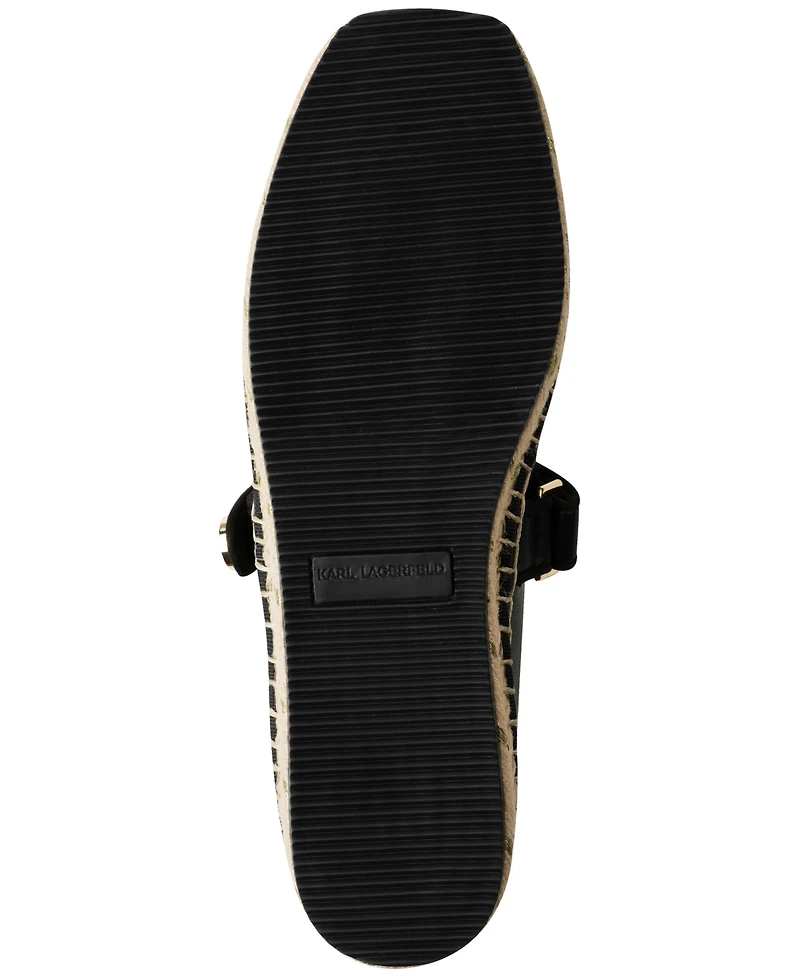 Karl Lagerfeld Paris Women's Mikai Espadrille Flats