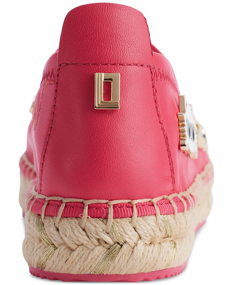 Karl Lagerfeld Paris Women's Michaela Embellished Slip-On Espadrille Flats