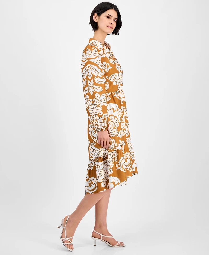 julia jordan Women's Printed Shirtdress