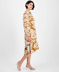 julia jordan Women's Printed Shirtdress