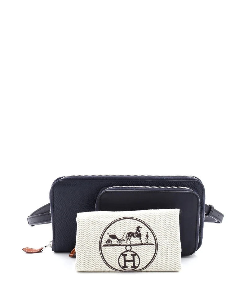 Pre-Owned HERMES Nouveau To Go Wallet Epsom with Swift