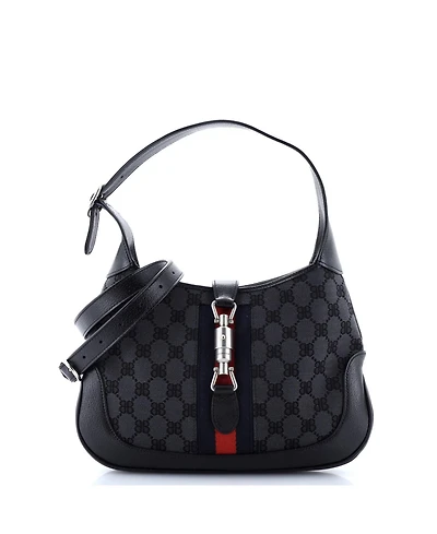 Pre-Owned Balenciaga Small x Gucci The Hacker Project Jackie 1961 Hobo Bb Canvas