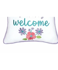 Every Bunny Welcome Small Petite Throw Pillow
