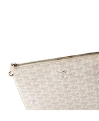 Pre-Owned Goyard Gm Senat Zip Pouch Coated Canvas
