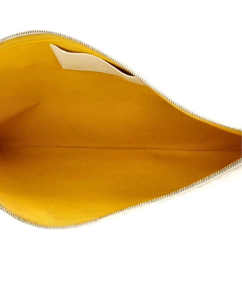 Pre-Owned Goyard Gm Senat Zip Pouch Coated Canvas