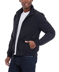 Michael Kors Men's Solid-Color Stand-Collar Hipster Jacket