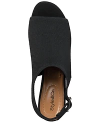 Style & Co Women's Peyyton Slingback Knit Dress Shooties, Exclusively at Macy's