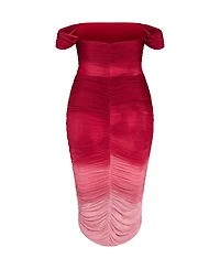 Plus Alyssa Print Midi Dress