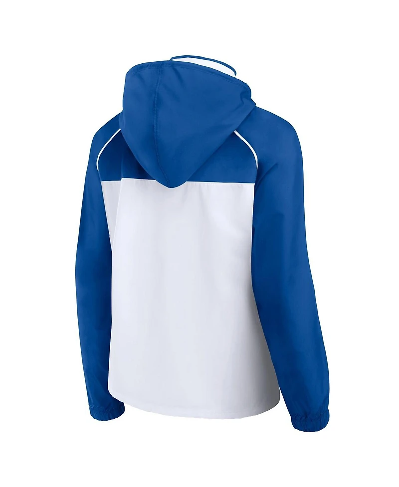 Fanatics Women's White New York Giants Full-Zip Anorak Hoodie Jacket