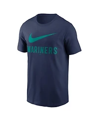 Nike Men's Navy Seattle Mariners Swoosh T-Shirt