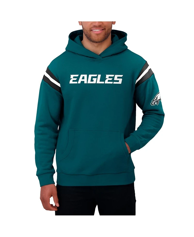 Fanatics Men's Green Philadelphia Eagles Football Washed Pullover Hoodie