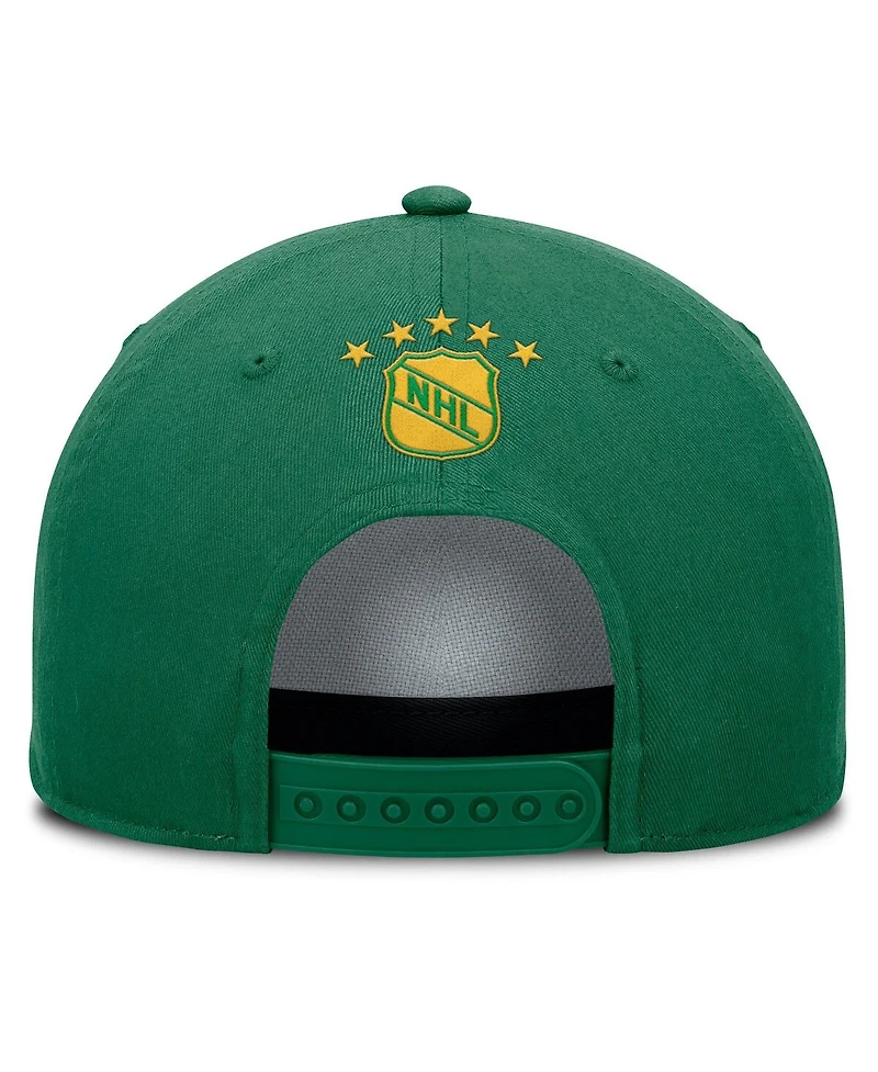 Fanatics Men's Kelly Green Minnesota North Stars Decades Collection A-Frame Rope Adjustable Hat