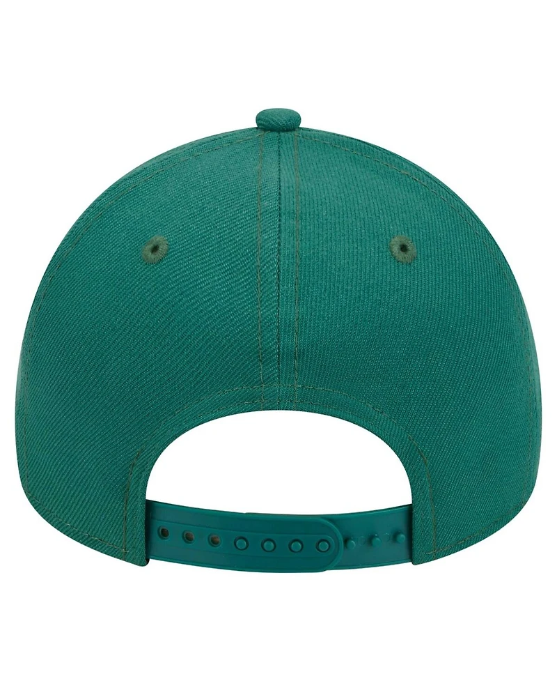 New Era Men's Green New York Jets A-Frame 9FORTY Adjustable Hat