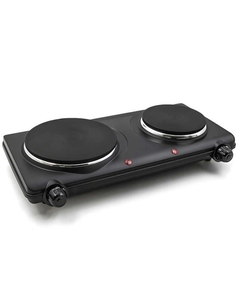 Elite Cuisine Electric Double Cast Burner Hot Plate