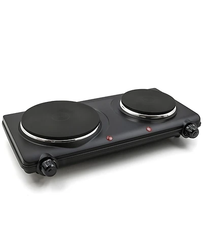 Elite Cuisine Electric Double Cast Burner Hot Plate