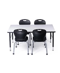 Bintiva Chair and Table Set for Schools - Table 24 x 48 inch (60 x 120cm