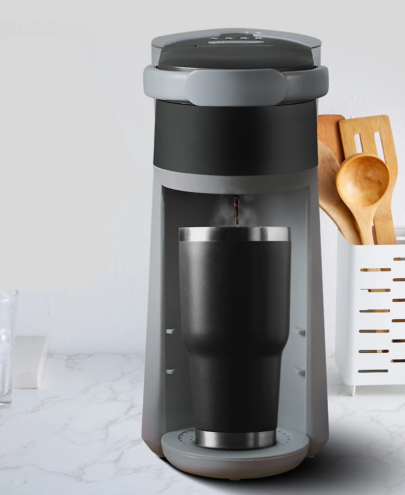 Elite Cuisine Rapid Brew Technology 2-in-1 Capsule Coffee Maker