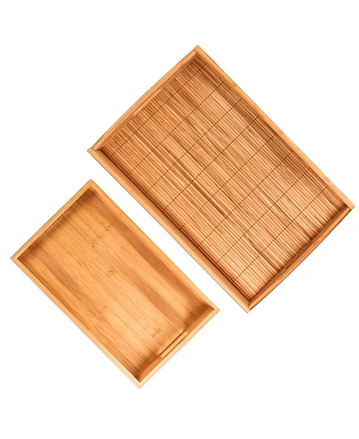 BergHOFF Bamboo 2-Pc. Serving Tray Set