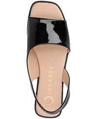 Journee Collection Women's Brinsley Slingback D'Orsay Flat Sandals