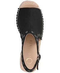 Journee Collection Women's Crisie Peep Toe Espadrille Wedge Sandals