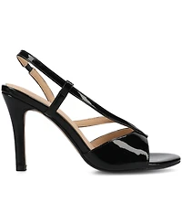 Journee Collection Women's Varra Crossover Strap Dress Sandals