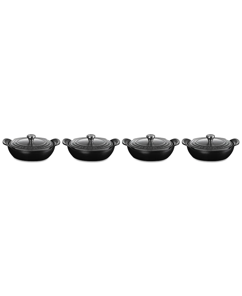 Le Creuset Enameled Cast Iron 4-Pc. Covered Mini Round Braiser Set