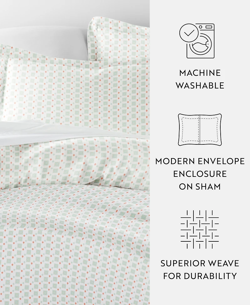 ienjoy Home Lucid Dreams Patterned Duvet Cover Set, Full/Queen